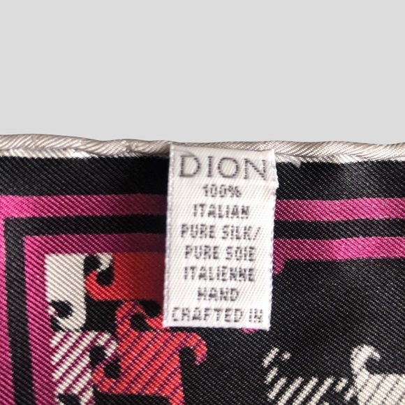 Dion 100% Pure Italian Silk Pocket Squares / Handkerchief - Picture 6 of 7